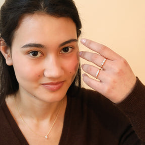 Trio Diamond Ring | 14K Gold