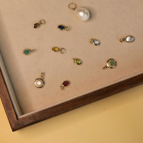 Ruby Birthstone Pendant July | 14K Gold