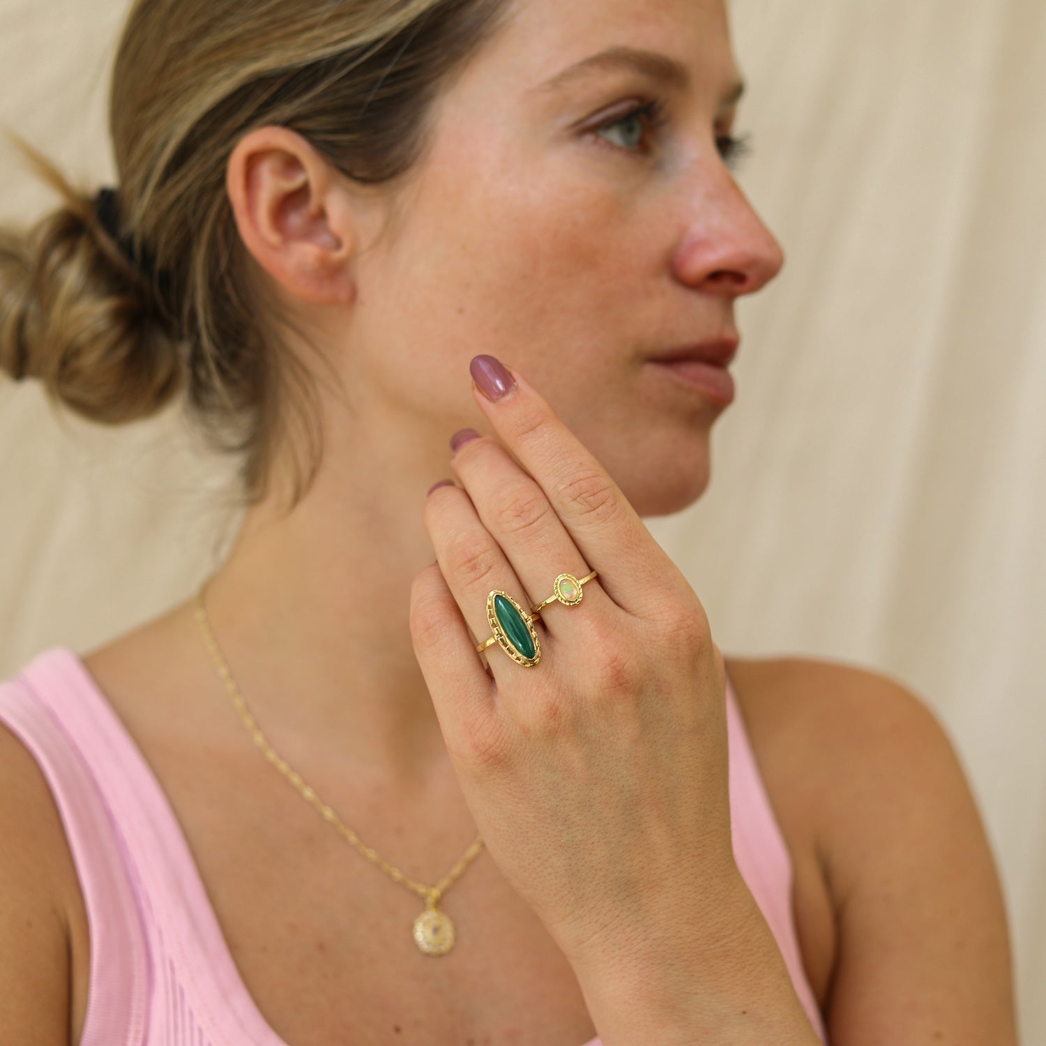 October opal - Birthstone ring